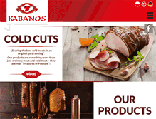 Tablet Screenshot of kabanos.biz.pl